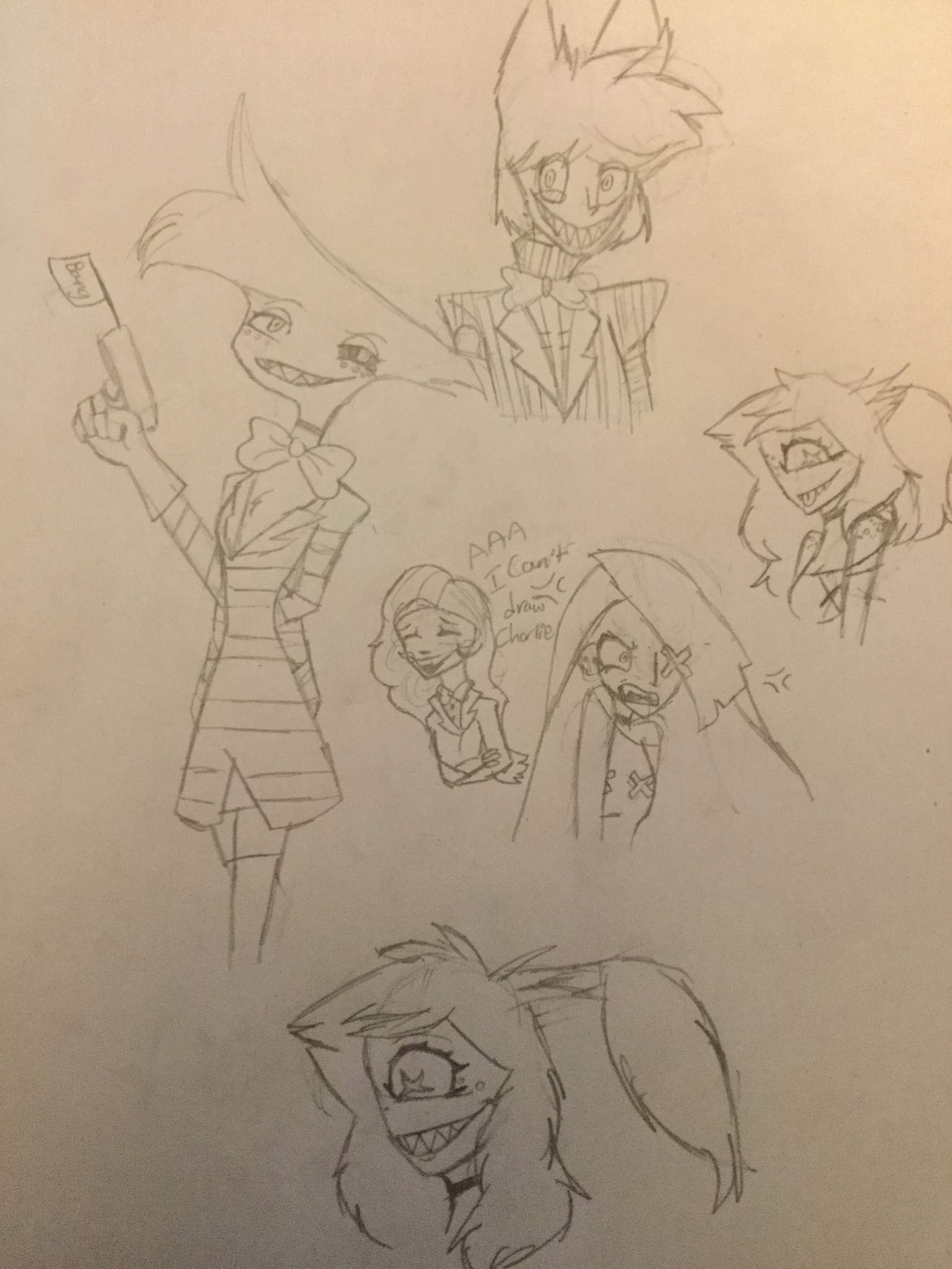 A few doodles. | Hazbin Hotel (official) Amino