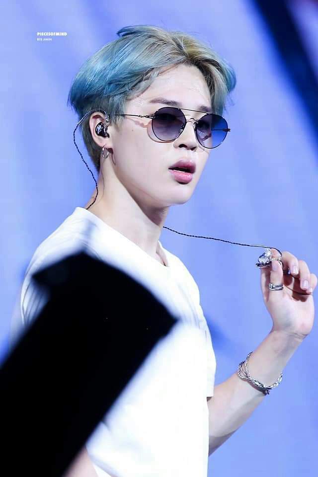 NUEVO LOOK DE JIMIN PELO AZUL!! | Park Jimin Amino Oficial Amino