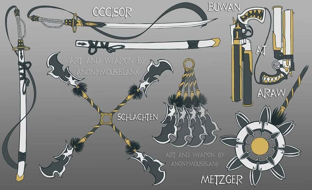 Ncts Weapon Sheet Rwby Oc Amino Amino