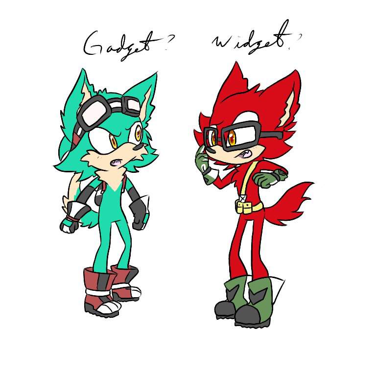 Widget and Gadget | Sonic the Hedgehog! Amino