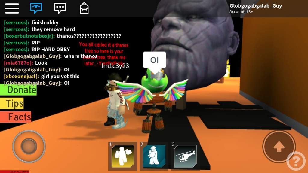 Hahahaha Thanos Roblox Amino - 13 thanos is eating everything roblox everything eat getting hungry