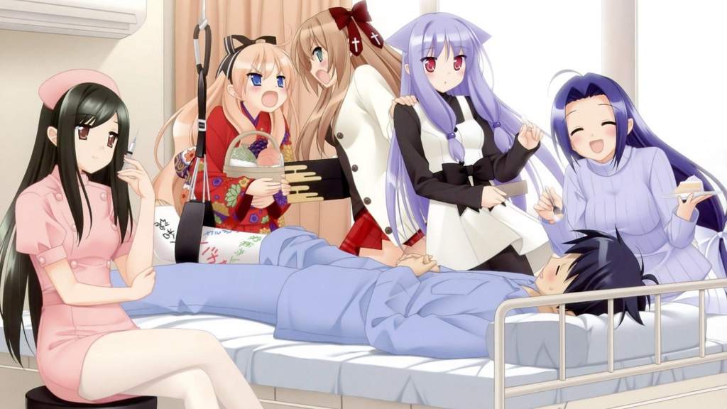 Anime long hair shared doctor