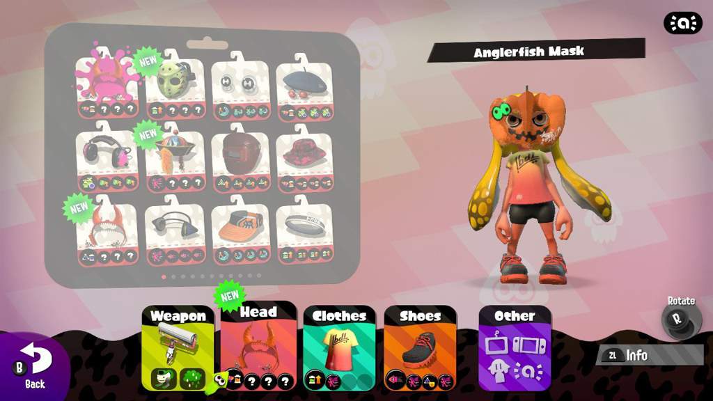 [Possible Spoilers] Unused Halloweenthemed mask discovered in Splatoon
