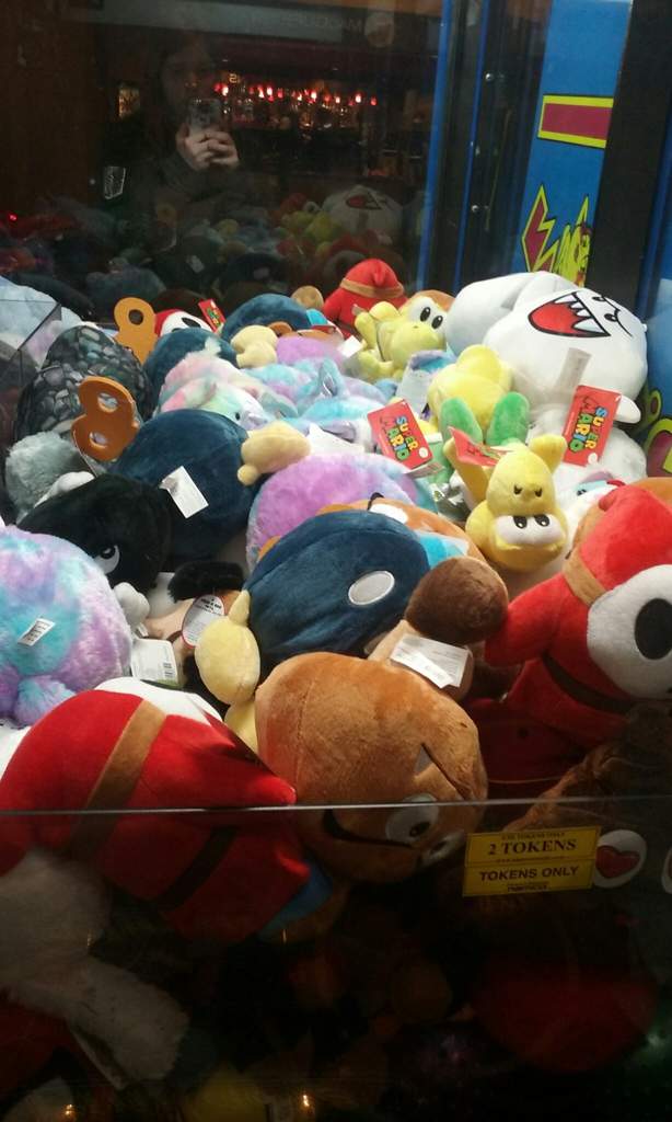 mario plush claw machine