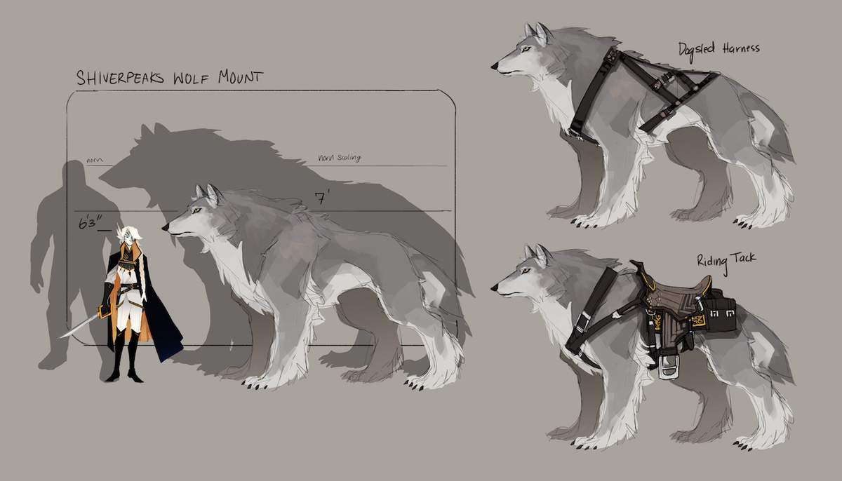 Dire Wolf Mount By Noheasurfer On DeviantArt