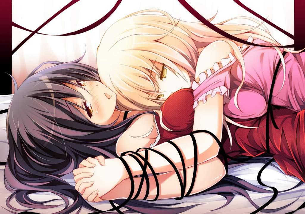 Lesbian anime women