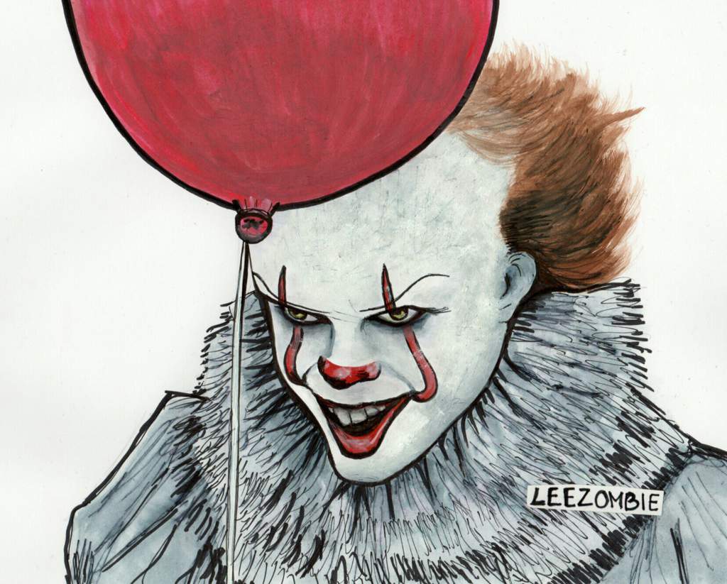 Scary Pennywise Drawing