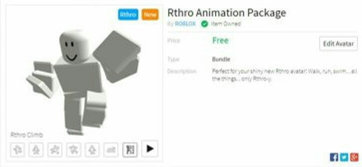 Rthro Animation Pack