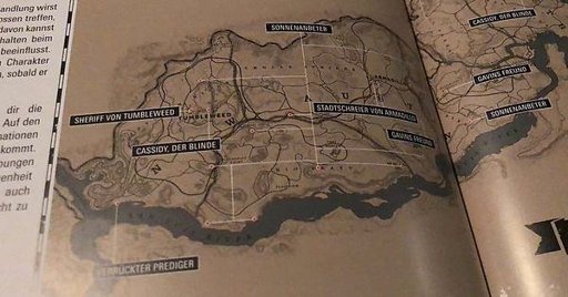LEAKED RDR 2 MAP FROM GUIDE BOOK | The Red Dead Redemption ...