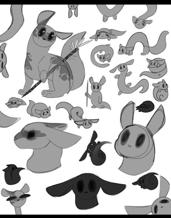 Derpy Slugcat Sketches | ☔Rain World Amino