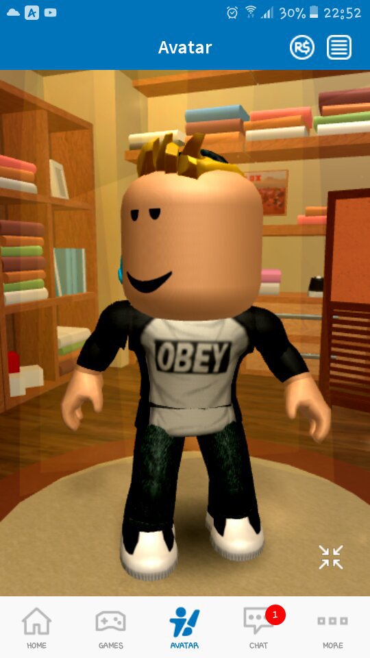 glr achei hum bag do roblox se vc colocar a cabeça do anthro e tira ...