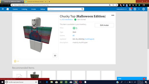 Cdd Roblox Amino En Español Amino - chucky roblox avatar