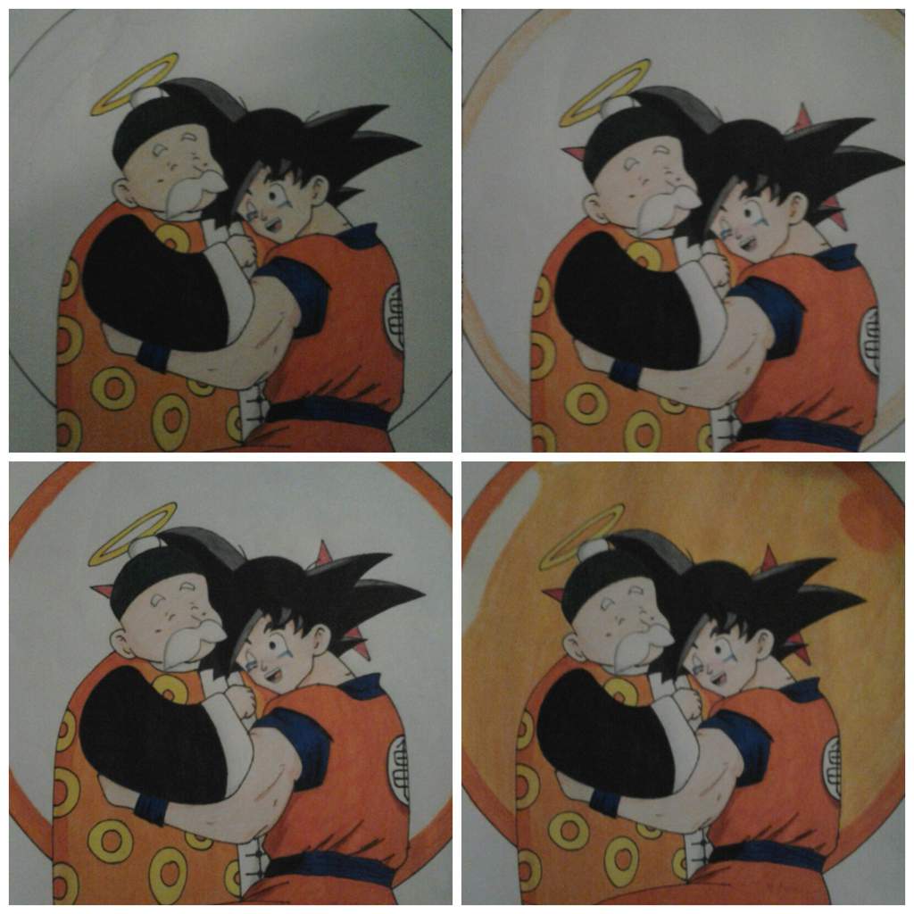 ¿QQué? Goku y su abuelo «fanart» DRAGON BALL ESPAÑOL Amino