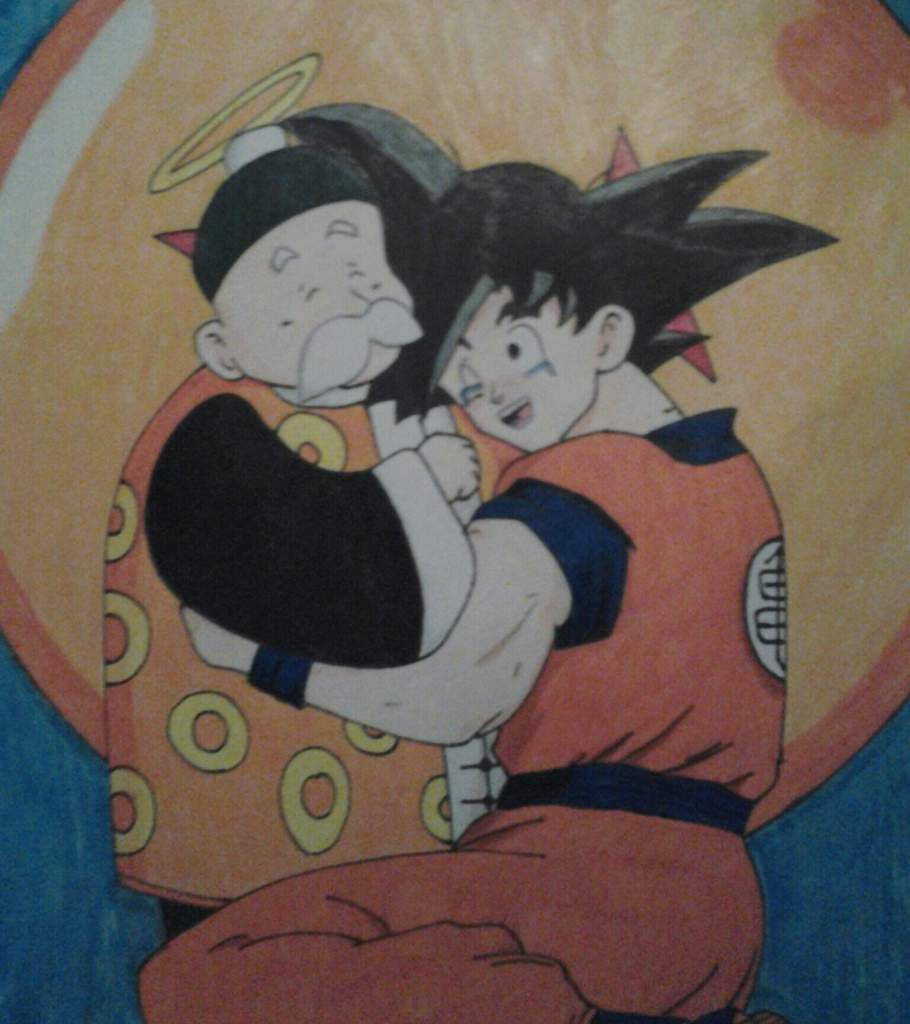 ¿QQué? Goku y su abuelo «fanart» DRAGON BALL ESPAÑOL Amino