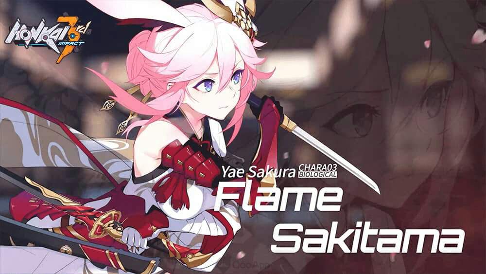 yae sakura flame sakitama figure