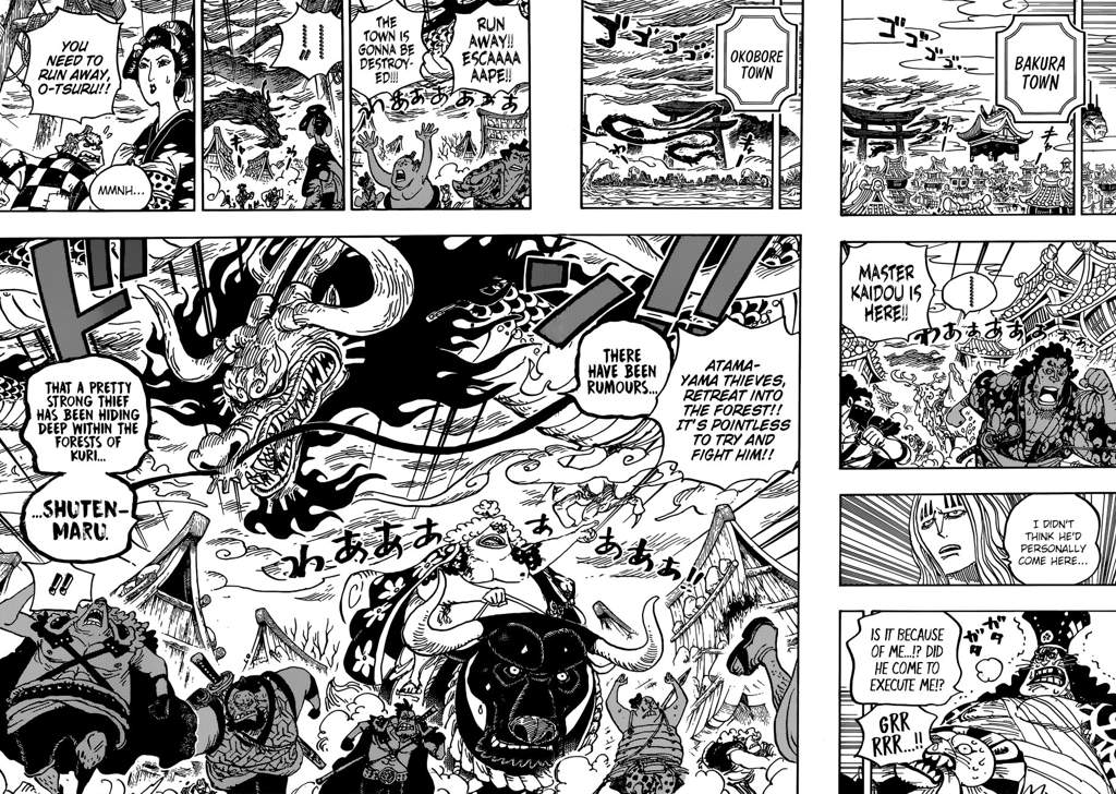 One Piece Chapter 922 Beast Pirates General Kaido Analysis One Piece Amino