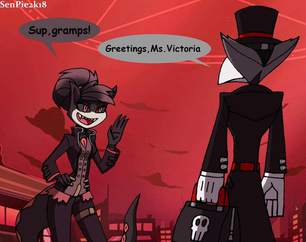 HHOC: Victoria and the Old Crow Doctor | Hazbin Hotel (official) Amino