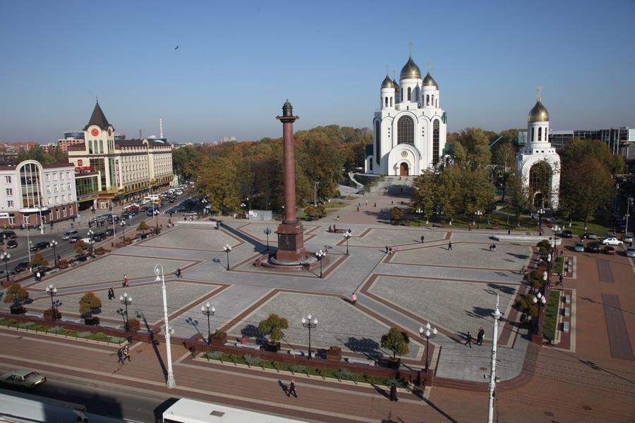 Центральные площади городов