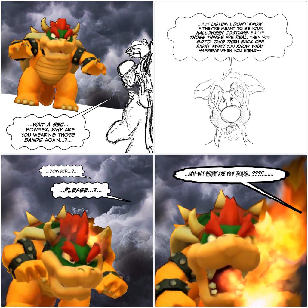 King Bowser Long Haired Luigi Trick Or Treat Part 18 Mario