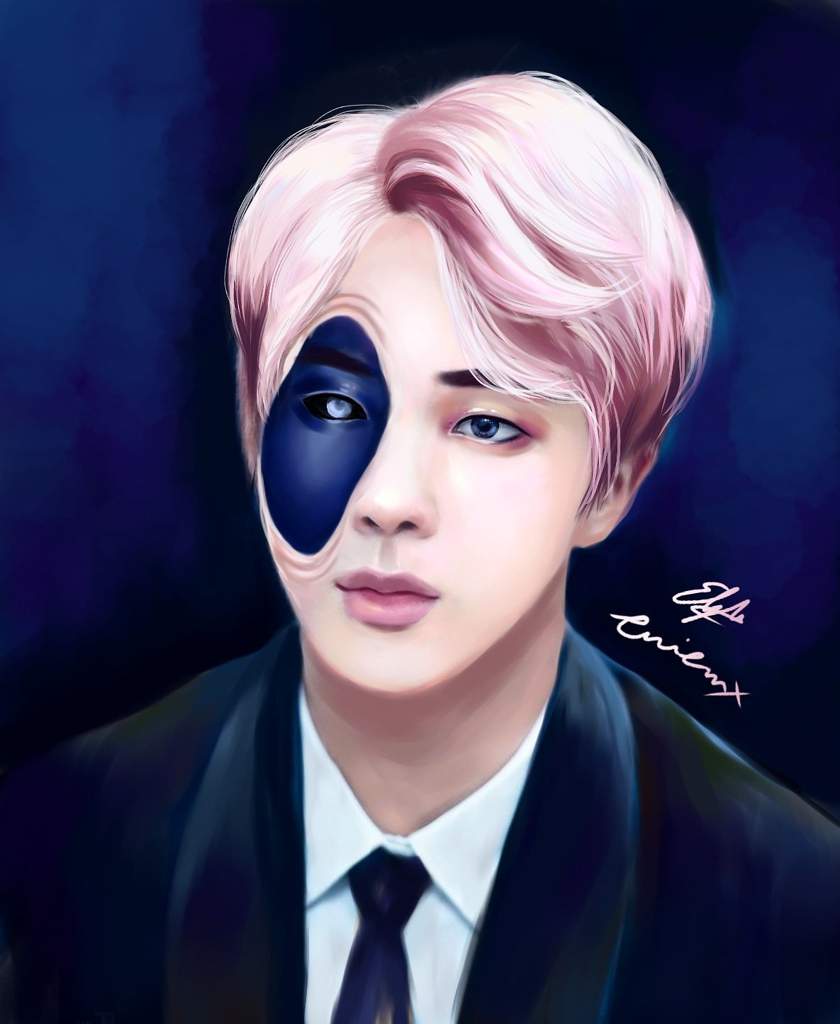 Jin hidden demon fanart | ARMY's Amino