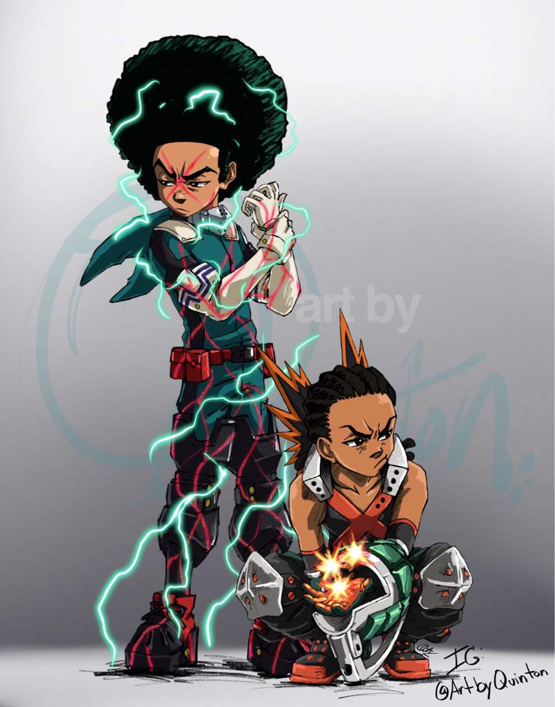 The Boondocks + My Hero Academia | Art Amino