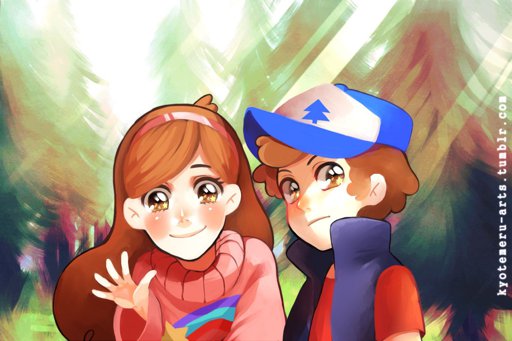 Dipper and mabel anime