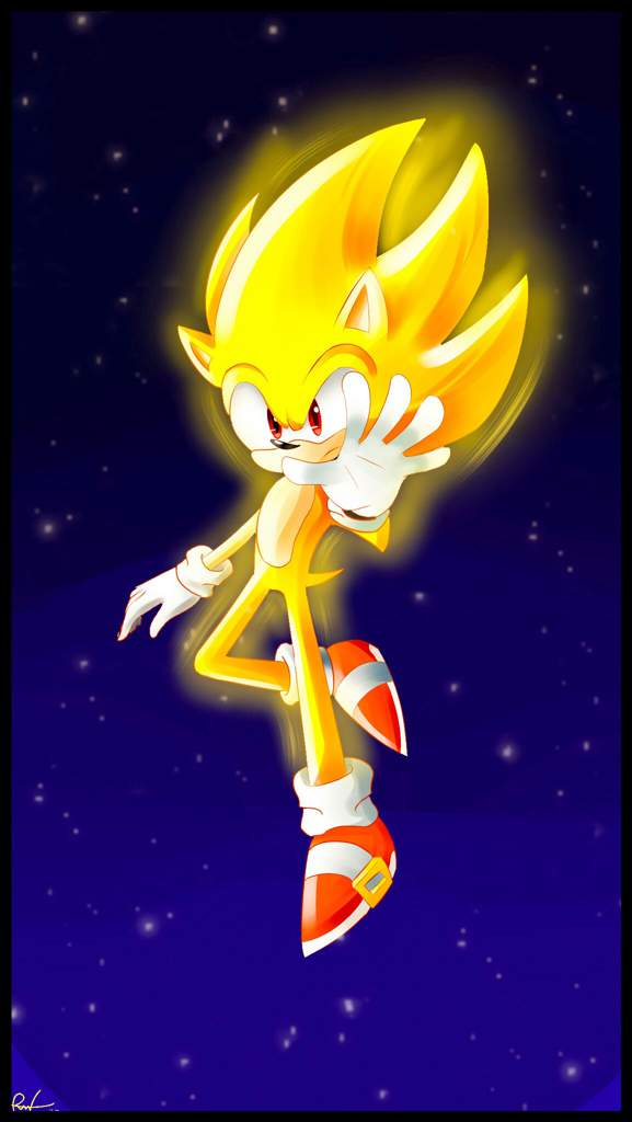 Super Sonic FanArt | Sonic the Hedgehog! Amino