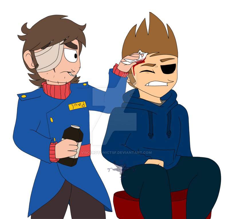Paul x Tom made by Viscerotonic on deviant art image called wounded | 🌎 ...