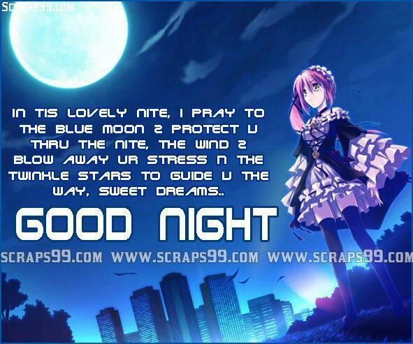 Goodnight | Anime Amino