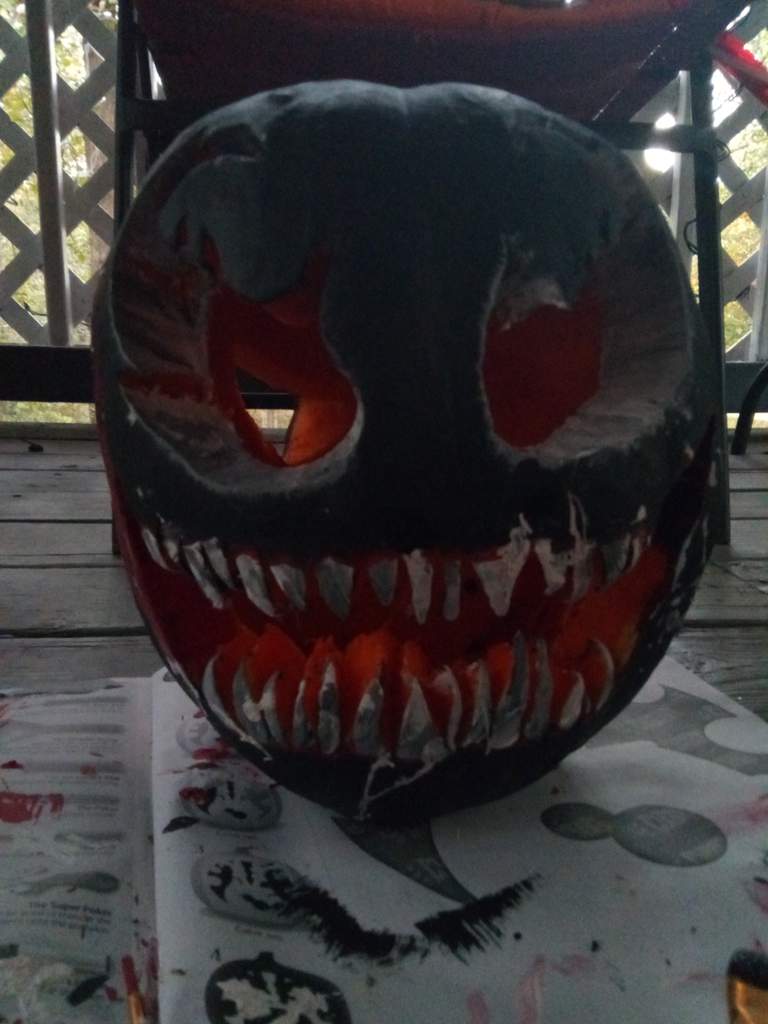 Venom spiderman pumpkin 2018 Marvel Amino
