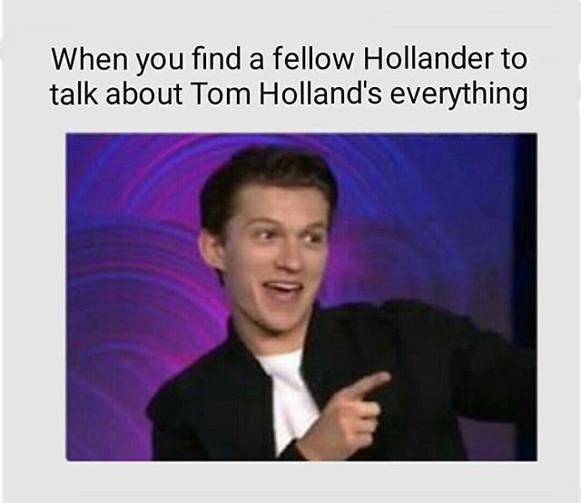 Here with some Tom Holland memes||Credit: instagram | Spider-Man Amino