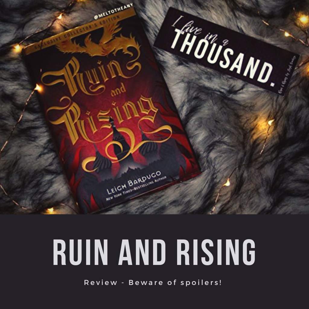 grisha trilogy ruin and rising book 3