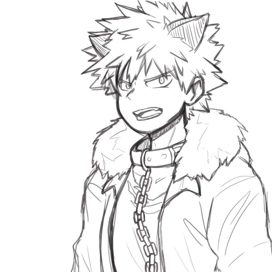 Bakugou Coloring Page Coloring Pages