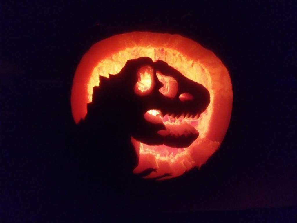 dinosaur pumpkin