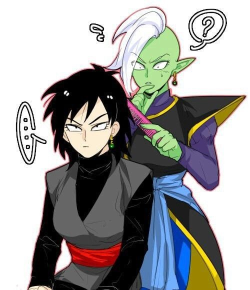 Zamasu y Black Version Girl | ⚡ Dragon Ball Super Oficial⚡ Amino