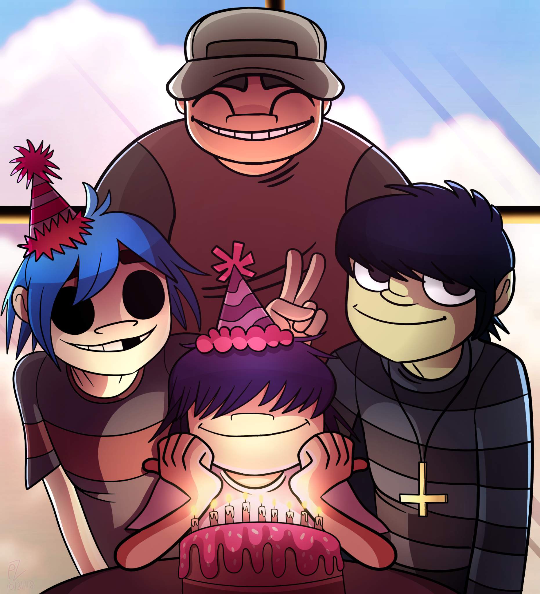 Happy Birthday Noodle | Gorillaz Amino