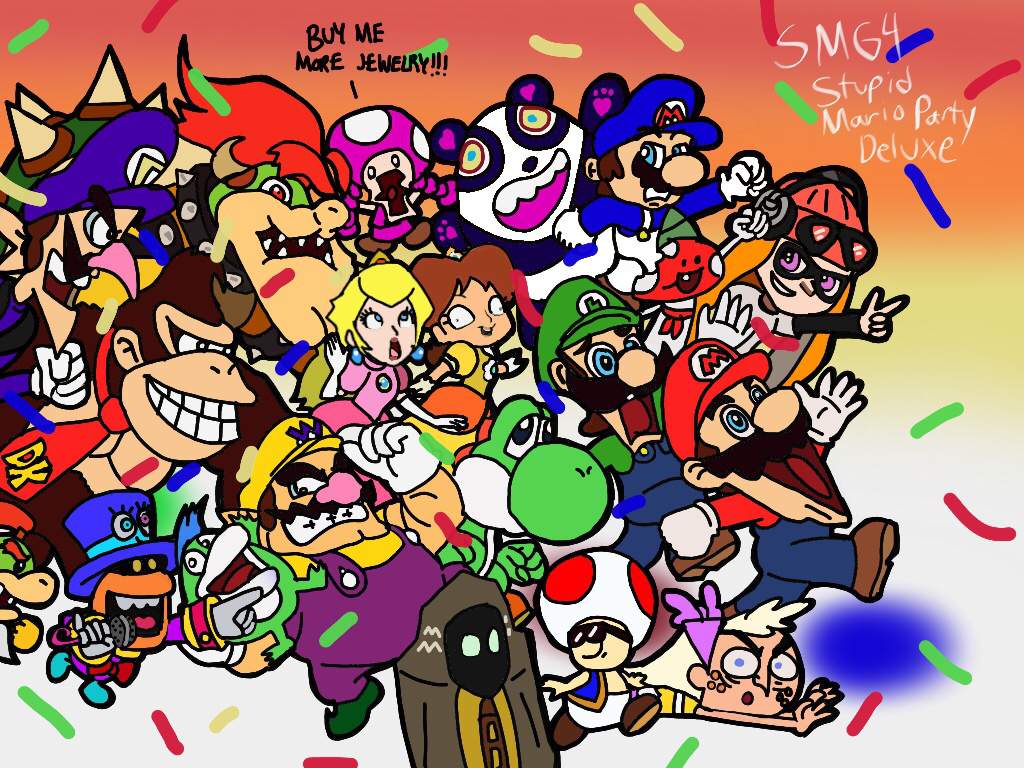 SMG4 - Stupid Mario Party Deluxe | SMG4 Amino