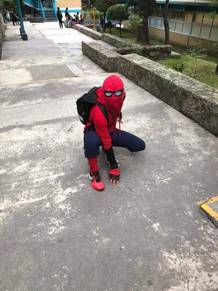 Mi traje casero de Spider-man. | ️️ Cosplay Amino