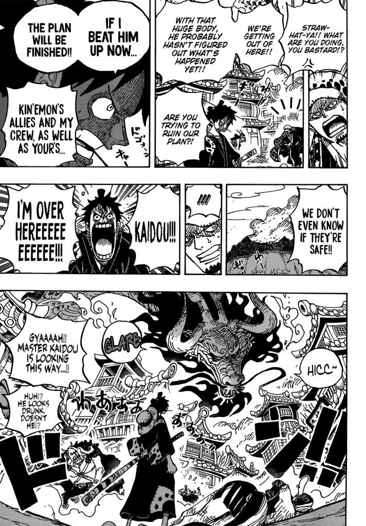 One Piece Chapter 923 Luffy Vs Kaido Analysis One Piece Amino