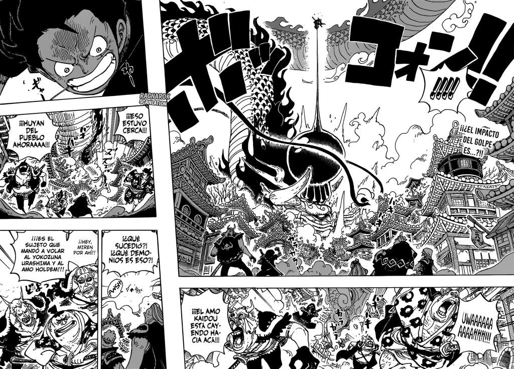 Kaido Vs Luffy Manga