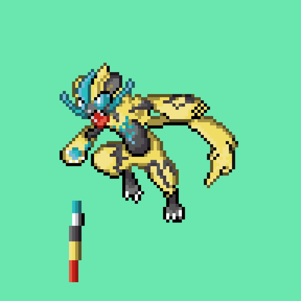 Zeraora Pixel Art Pokémon Amino