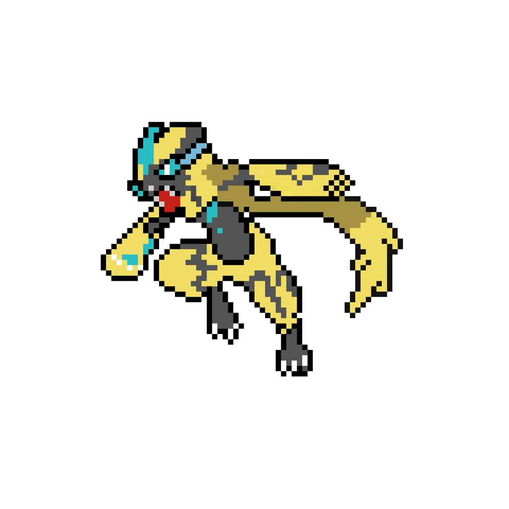 Zeraora Pixel Art Pokémon Amino