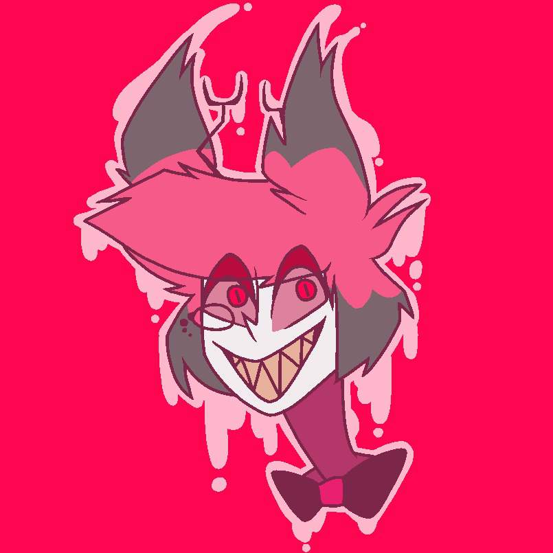 Alastor PFP Doodles. (I prefer the IbisPaint one tbh.) | Hazbin Hotel ...