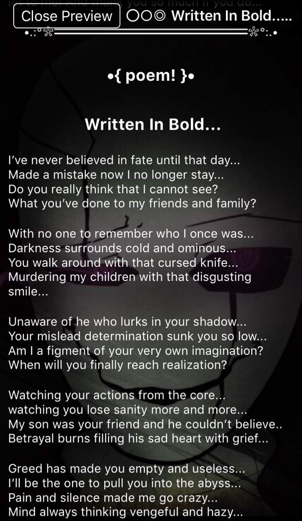 〇 Written In Bold... - - A Gaster Poem. 〇 | Undertale Amino