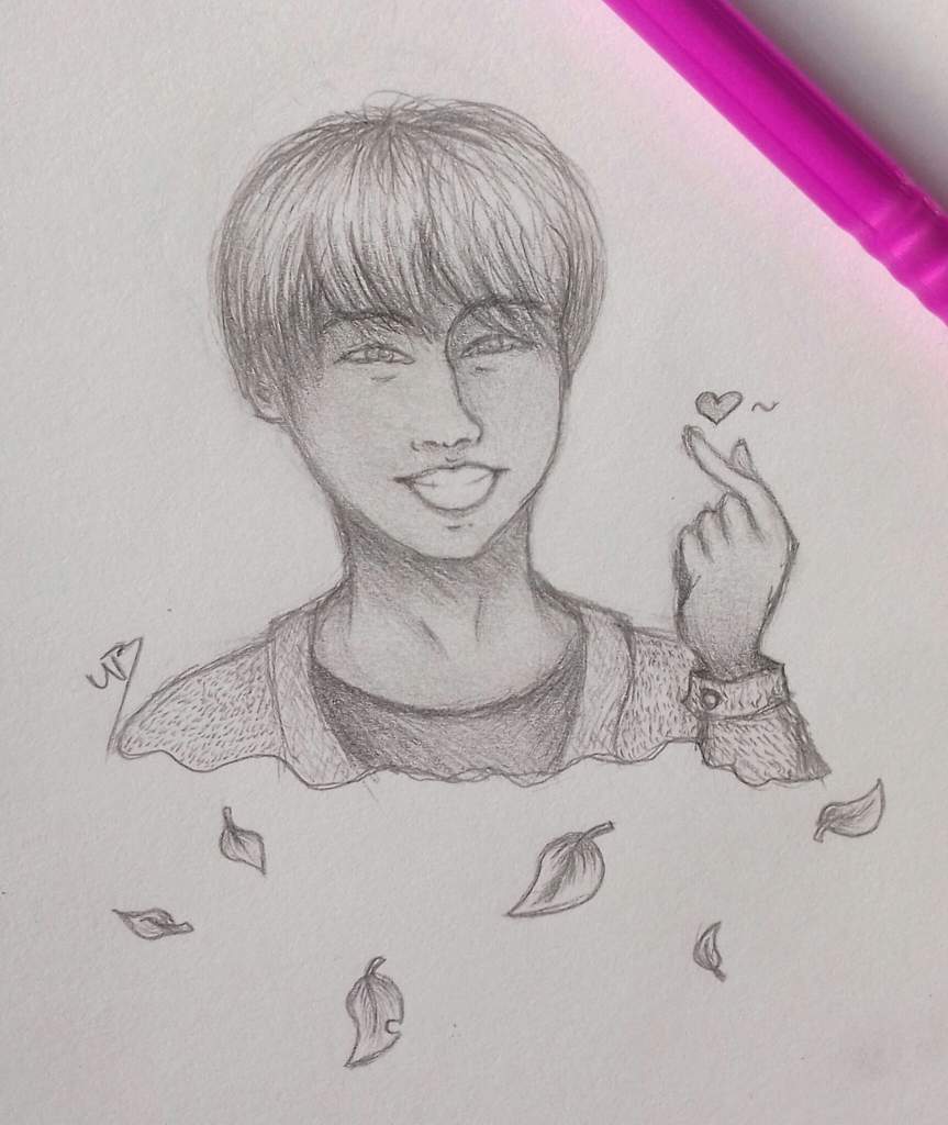 Fa Saranghae A Jungkook Pencil Drawing Army S Amino