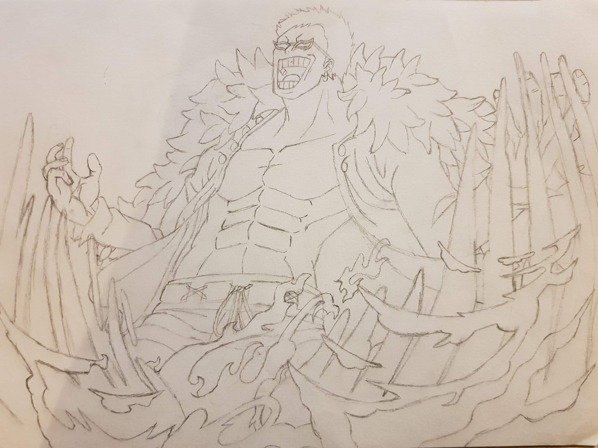 Petit croquis de doflamingo, coloriage plus tard j ai pas reçus mes ...