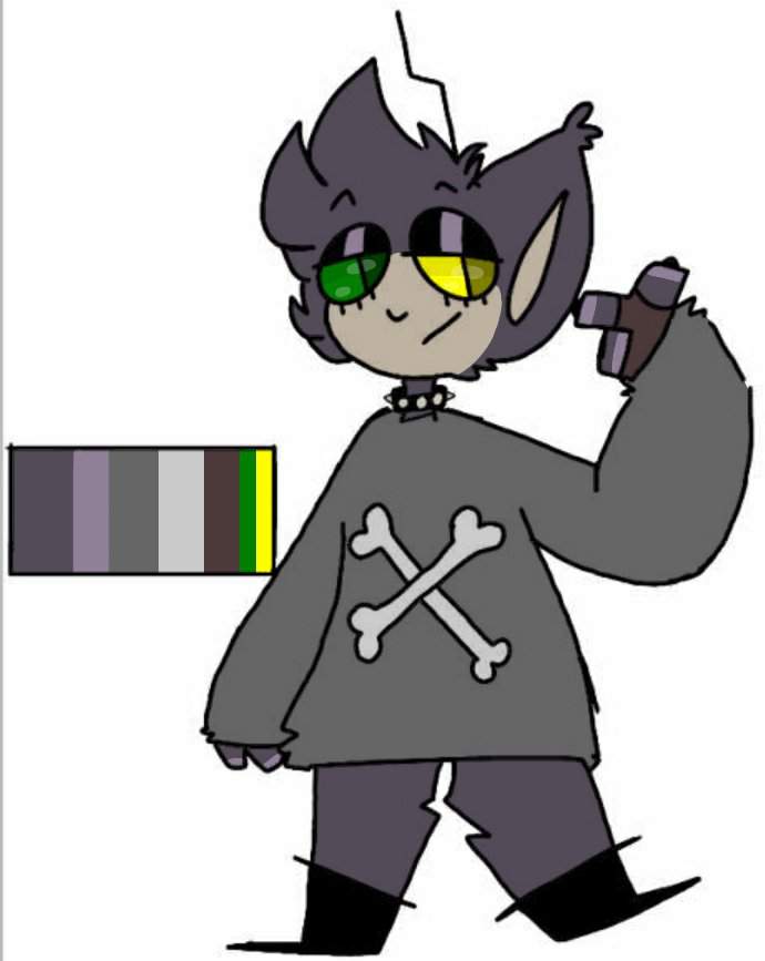 Gimme a color palette, and a name for this goth bby | ⍦SlendyTubbies ...