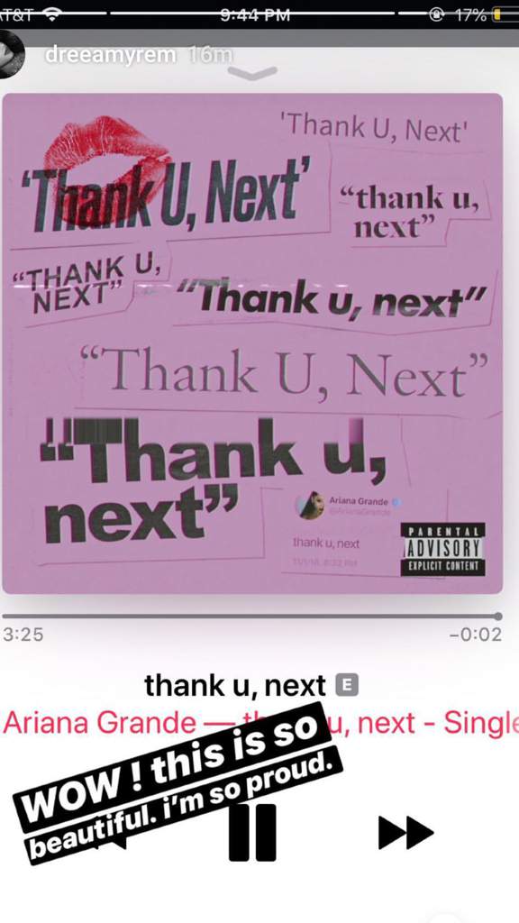 Thank U Next Ariana Grande Amino