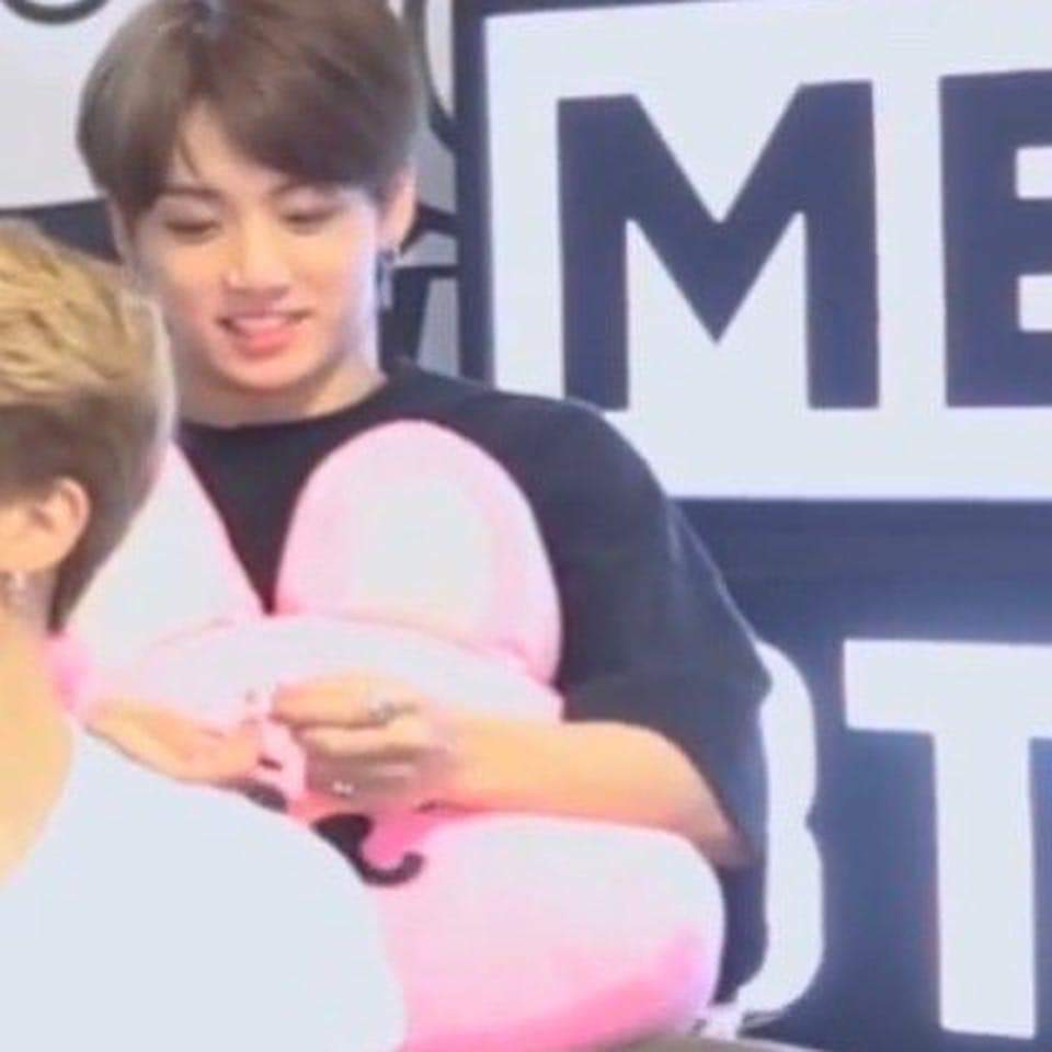 jungkook cooky pillow