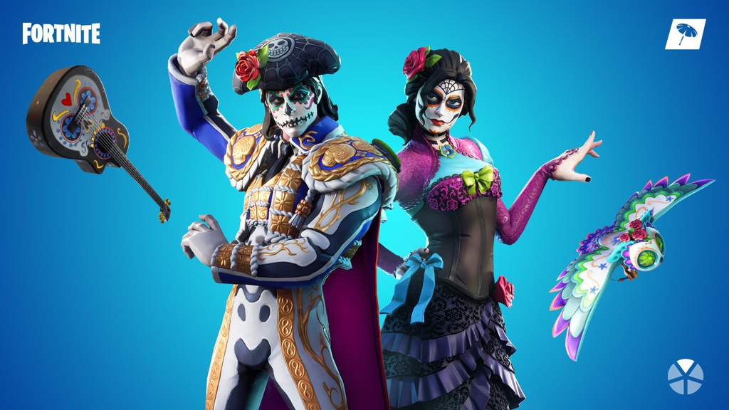 Greasy Grove Gazette Issue 53 11 4 18 Fortnite Battle Royale - the muertos set came out on dia de los muertos day of the dead in celebration of the holiday it features two skins a harvesting tool and a glider